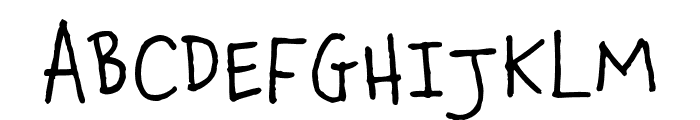 chauncy font preview - main display