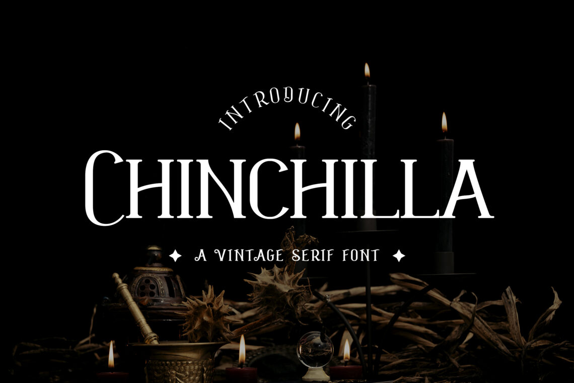 chinchilla font preview - main display