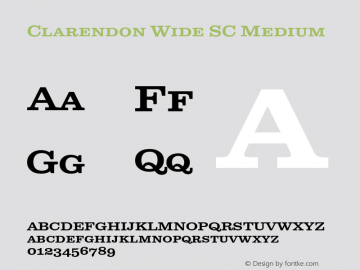 clarendon-wide-sc-medium preview 4