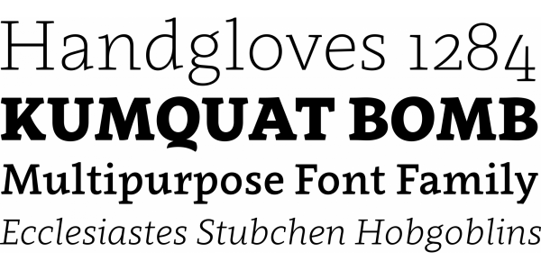 clavo font preview - main display