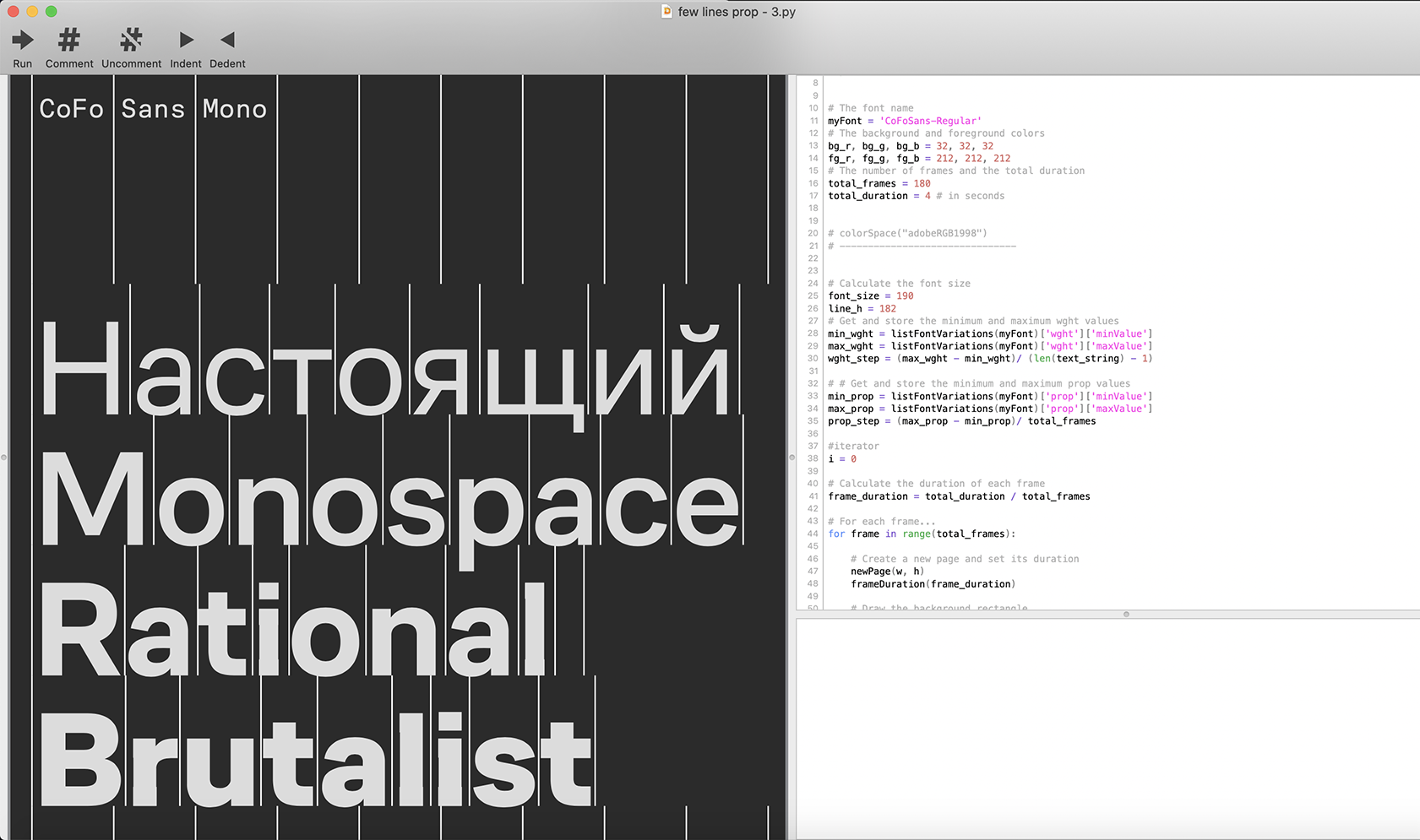 cofo-sans-mono-variable preview 3