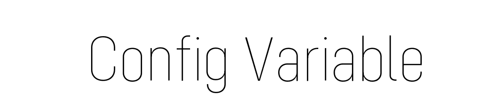 config-variable preview 2
