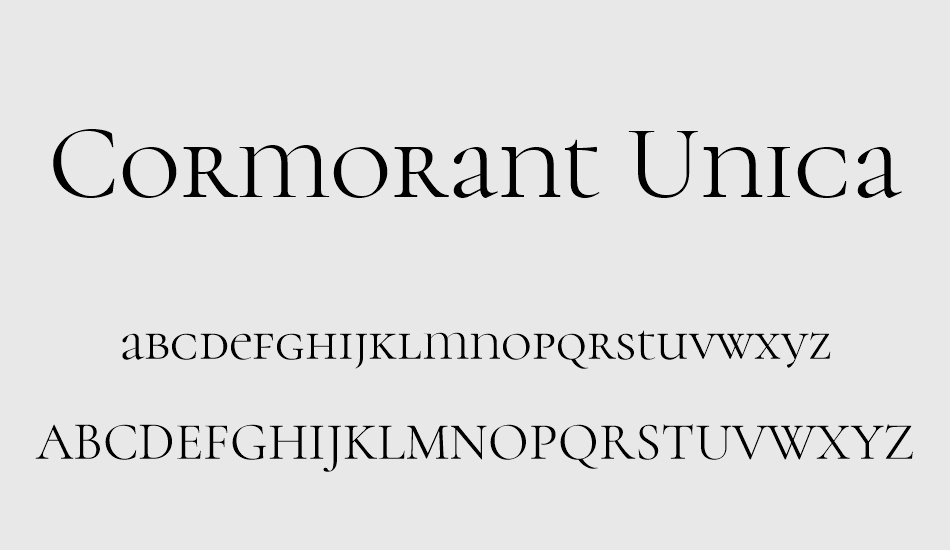 cormorant-unicase preview 5