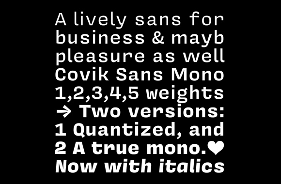 covik-sans-mono preview 2