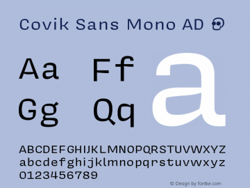 covik-sans-mono preview 4