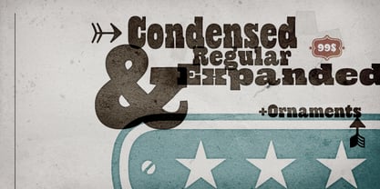 cowboyslang font preview - main display