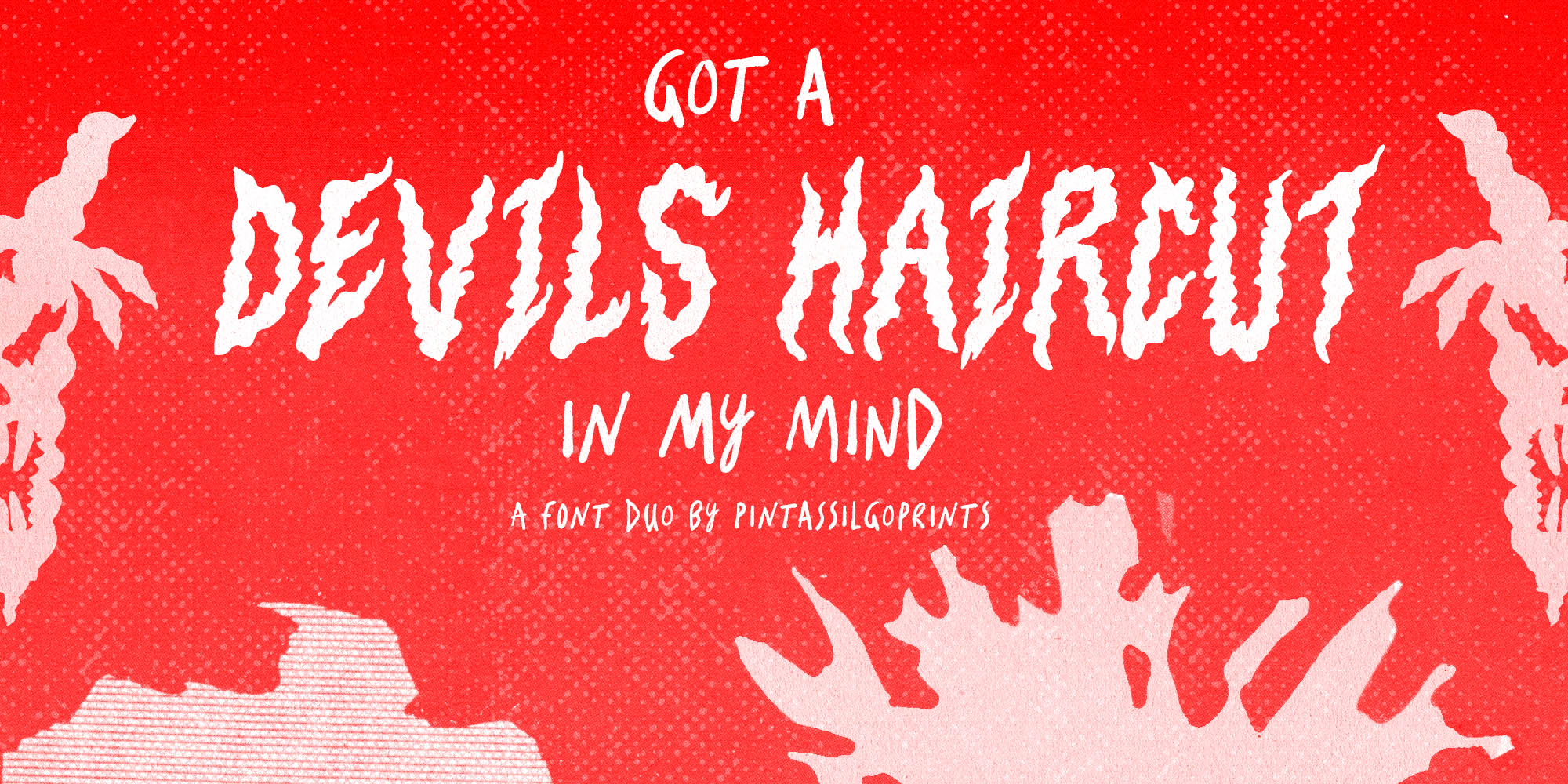devils-haircut font preview - main display