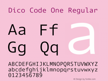 dico-code-one preview 5