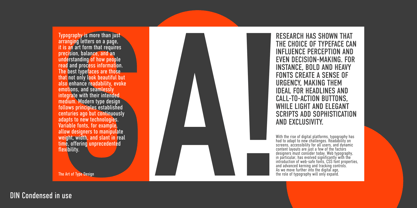 din-condensed-variable font preview - main display
