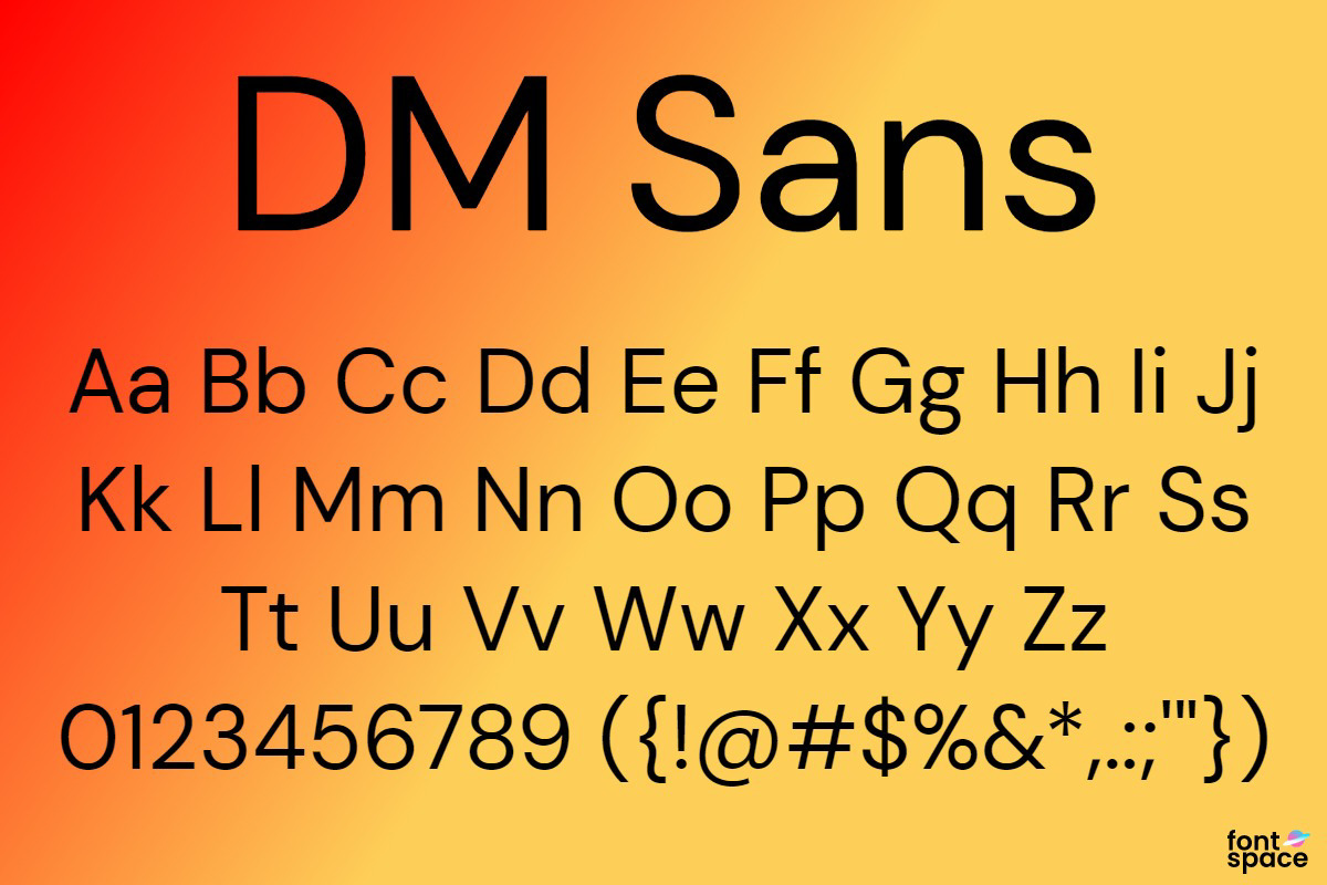 dm-sans preview 5