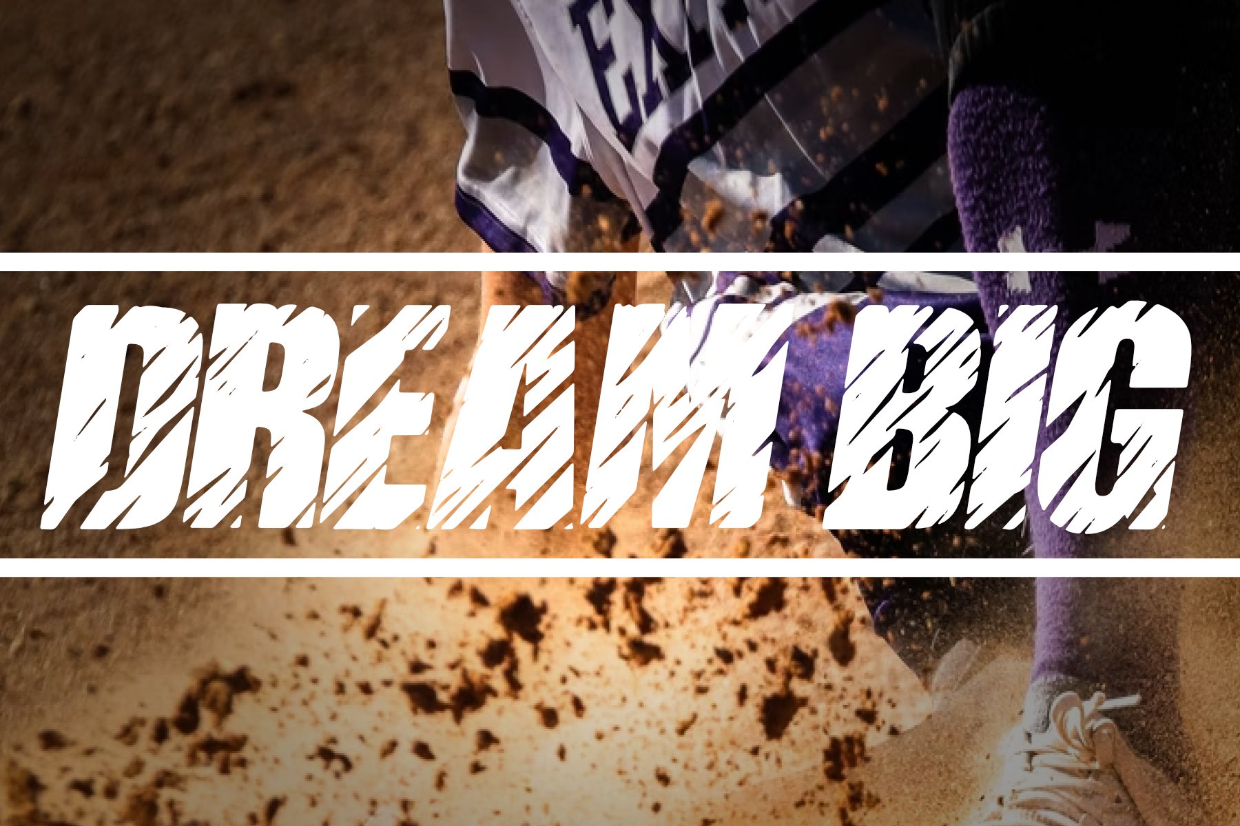 dream-big font preview - main display