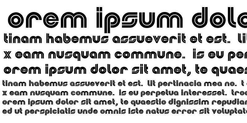 dubbeldik-mn font preview - main display