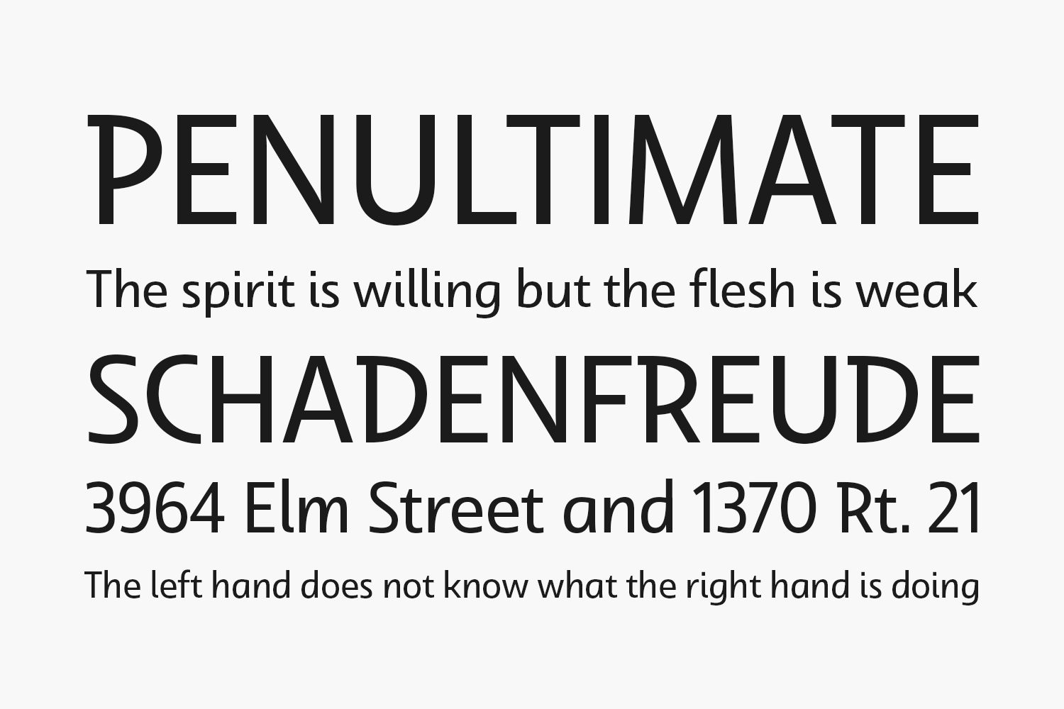dulcian font preview - main display