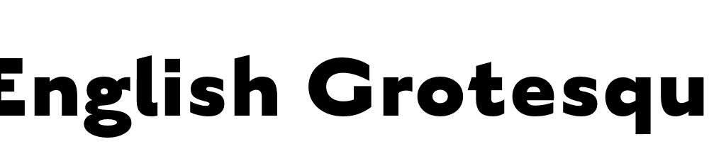 english-grotesque preview 2