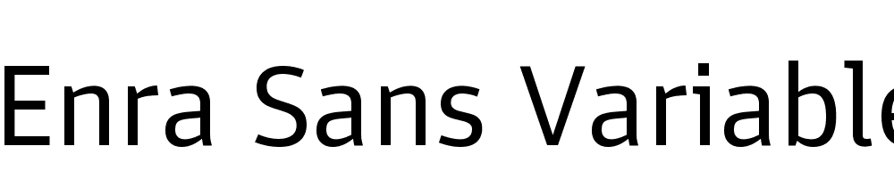 enra-sans-variable preview 1