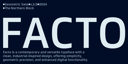 facto font preview - main display
