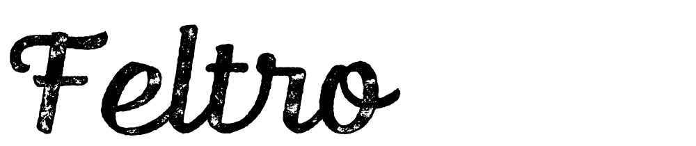 feltro font preview - main display