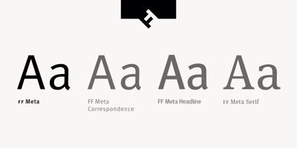 ff-meta-headline font preview - main display