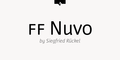 ff-nuvo font preview - main display