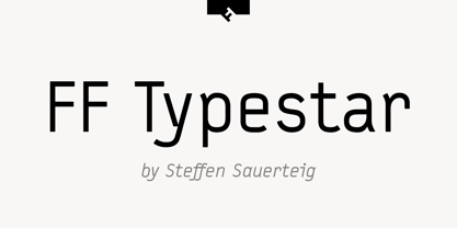 ff-typestar font preview - main display