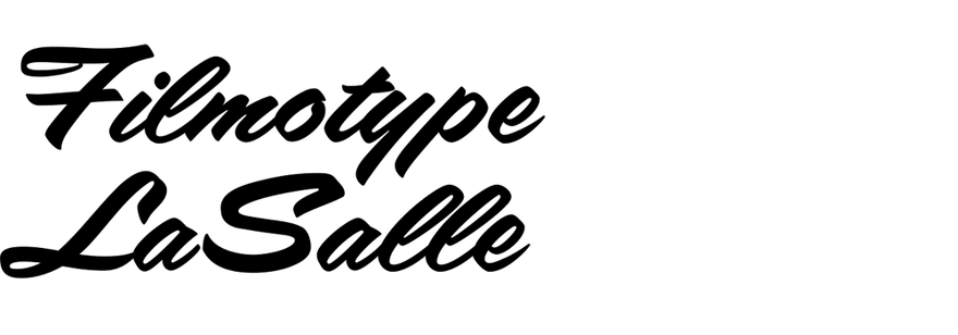 filmotype-lasalle font preview - main display