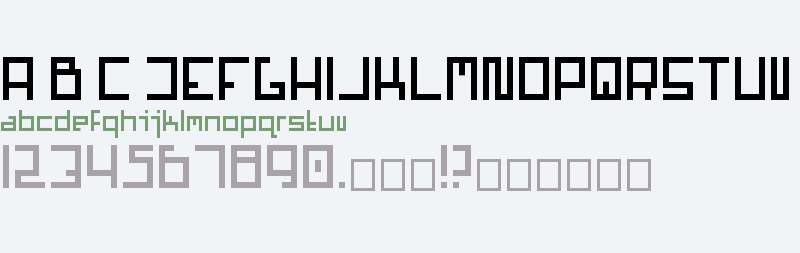 filmotype-mars font preview - main display
