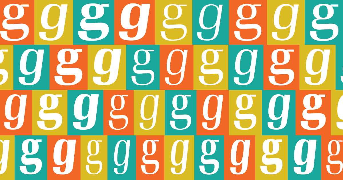 gimlet-text font preview - main display