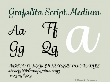 grafolita-script preview 2