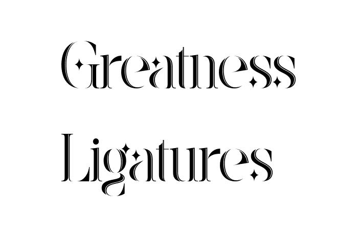 graphie font preview - main display