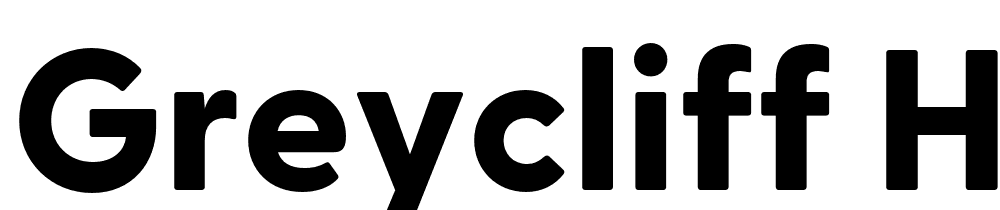 greycliff-cf font preview - main display