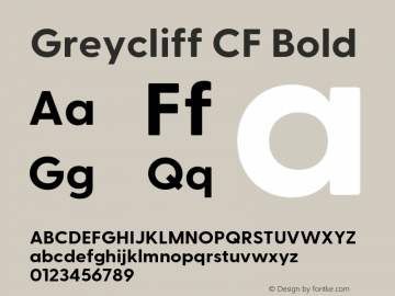 greycliff-gurmukhi-cf font preview - main display