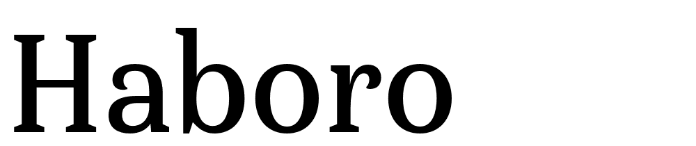 haboro-serif preview 2