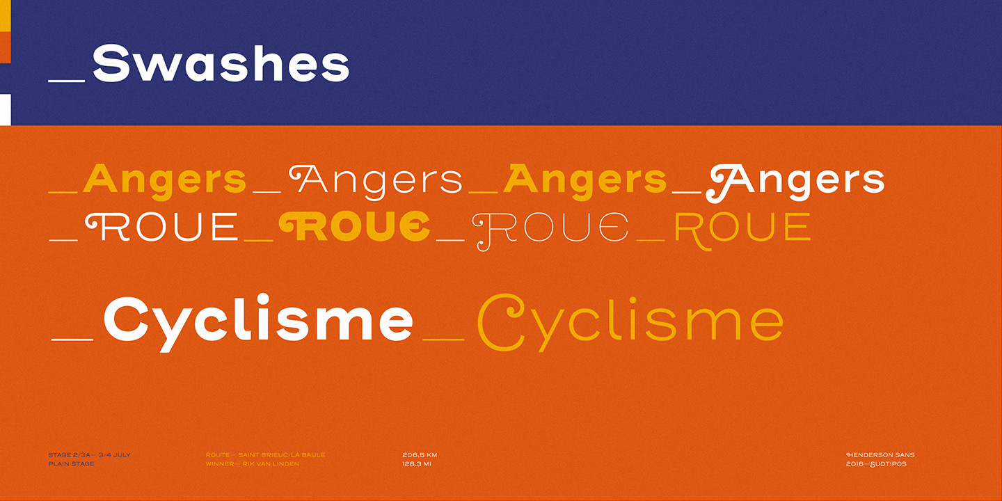 henderson-sans font preview - main display