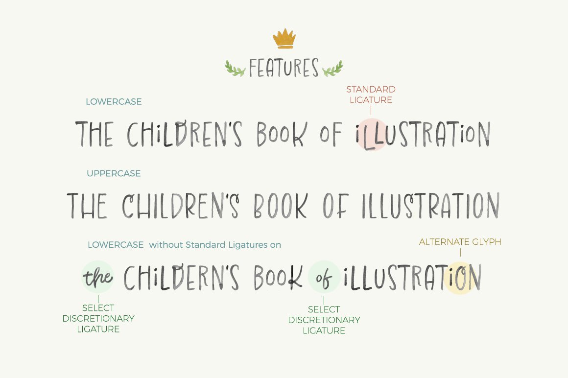hey-eloise font preview - main display