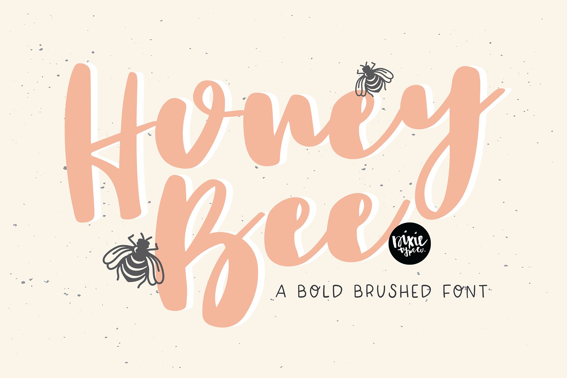 honeybee font preview - main display