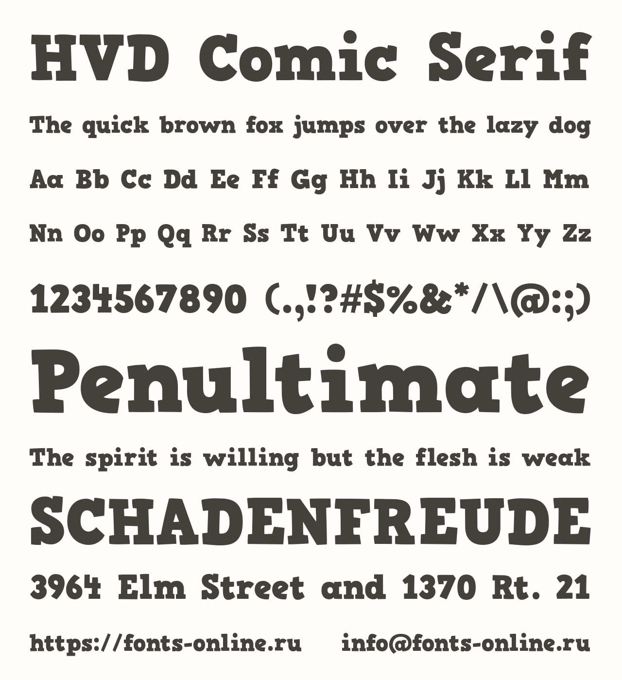 hvd-comic-serif preview 2