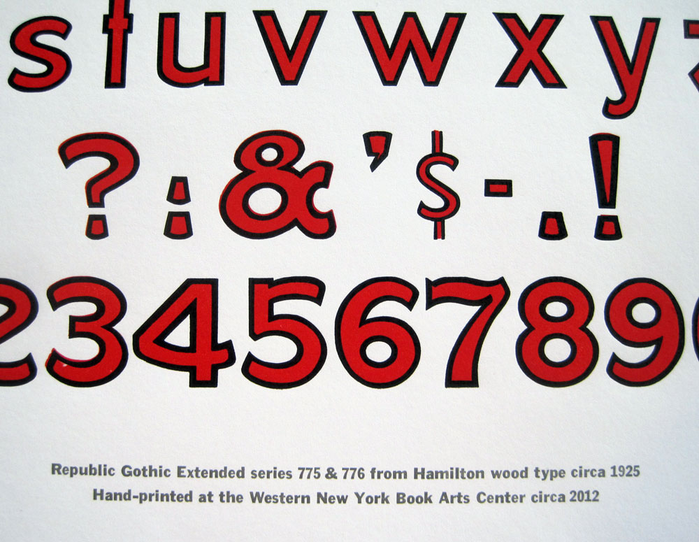 hwt-republic-gothic font preview - main display