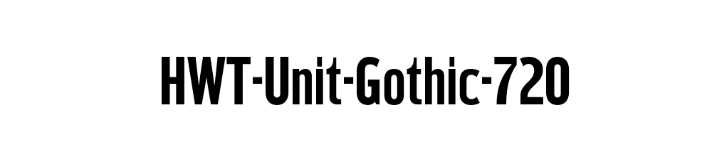hwt-unit-gothic preview 2