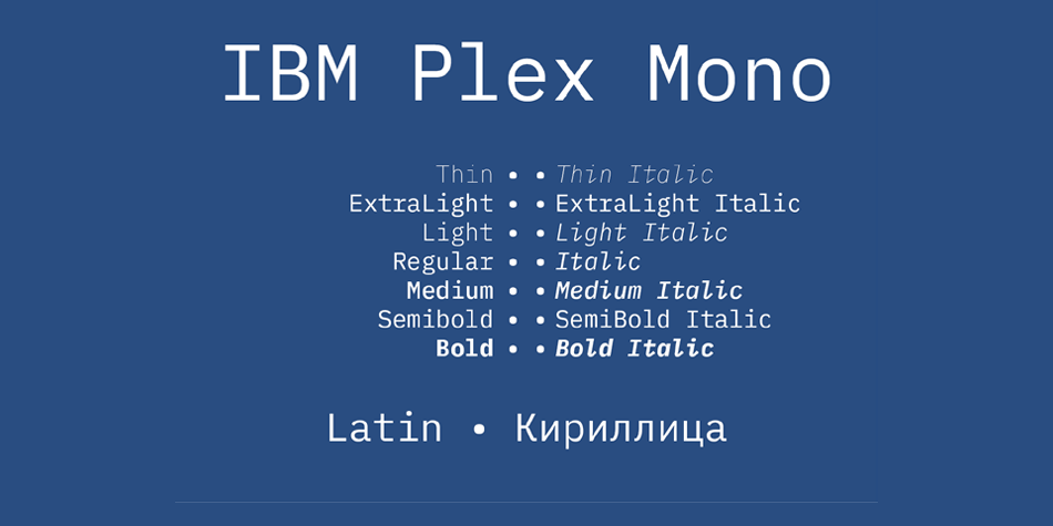 ibm-plex-mono preview 1