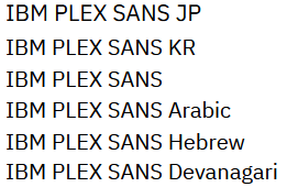 ibm-plex-sans-jp preview 3