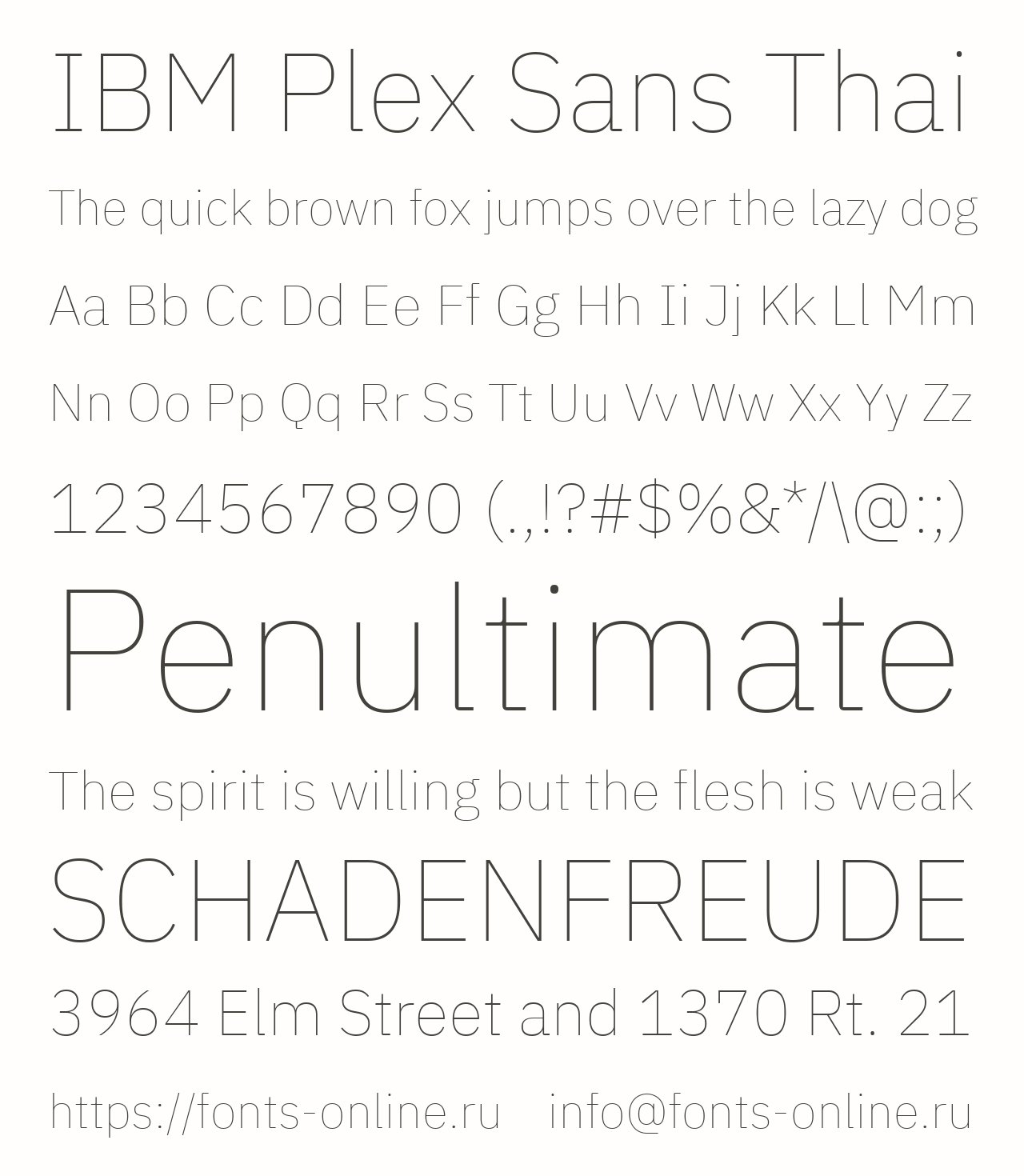 ibm-plex-thai preview 3