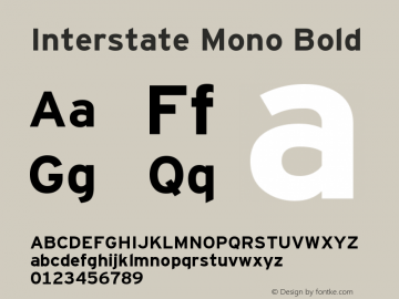 interstate-mono preview 5