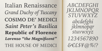 iowan-old-style font preview - main display