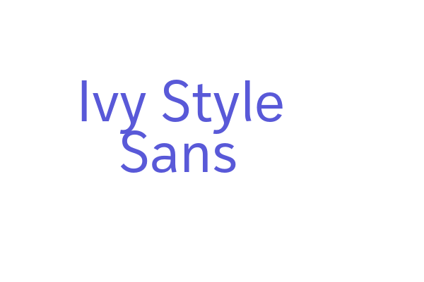 ivy-style-sans preview 1