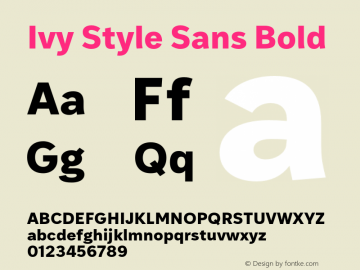 ivy-style-sans preview 2