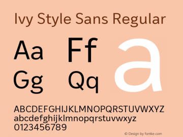 ivy-style-sans preview 4