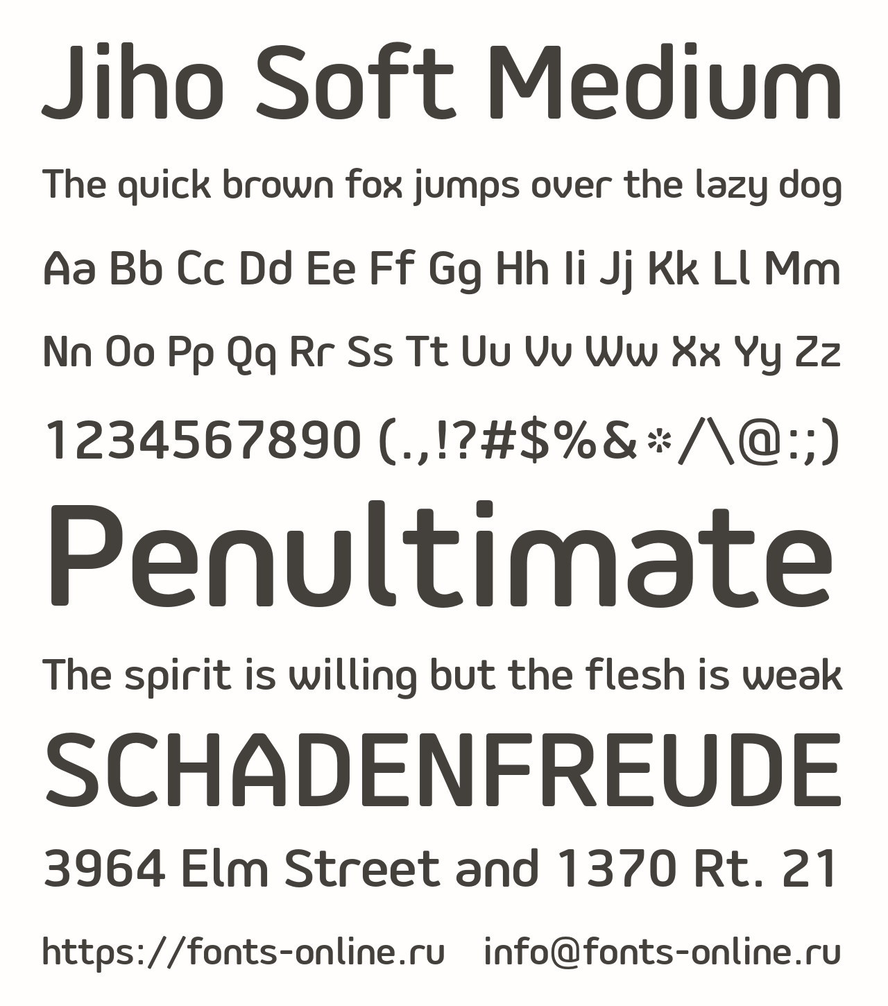 jjmemo font preview - main display