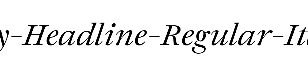 joly-headline font preview - main display