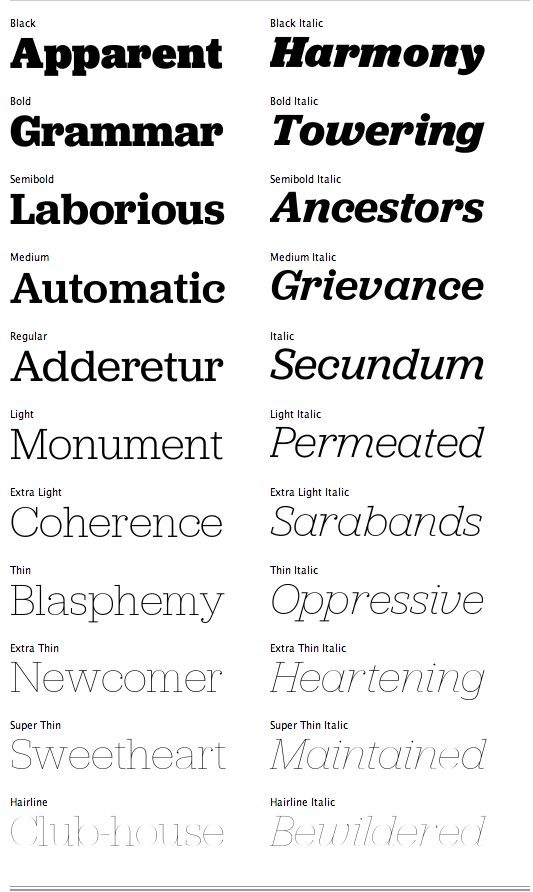 jubilat-variable font preview - main display