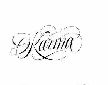 karma font preview - main display